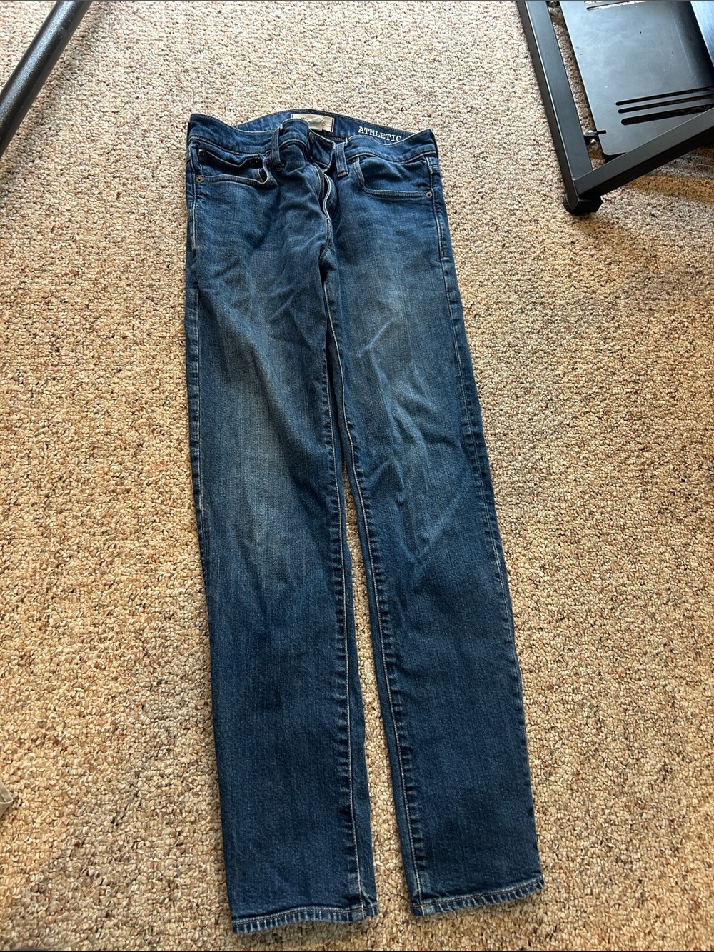 Dark Blue Men’s Athletic Slim Jeans